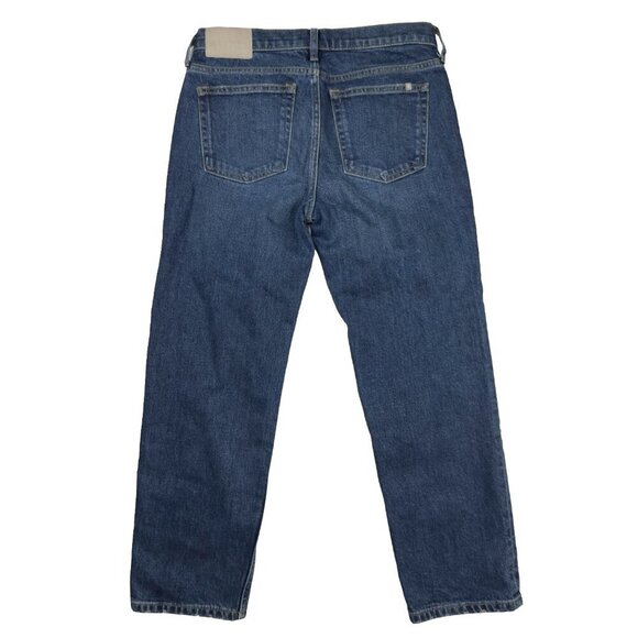 Everlane The Cropped Shortie Organicโ Cotton Denim Blue Jeans Size 25 - Picture 6 of 11